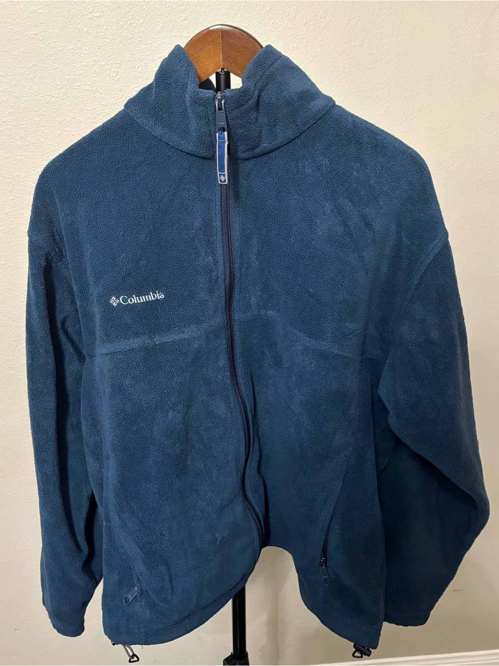 Columbia Kids Deep Blue Full-Zip Puffer Fleece Jacket